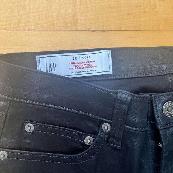 NWOT Gap Black Pants, Size 30 - Picture 3 of 3